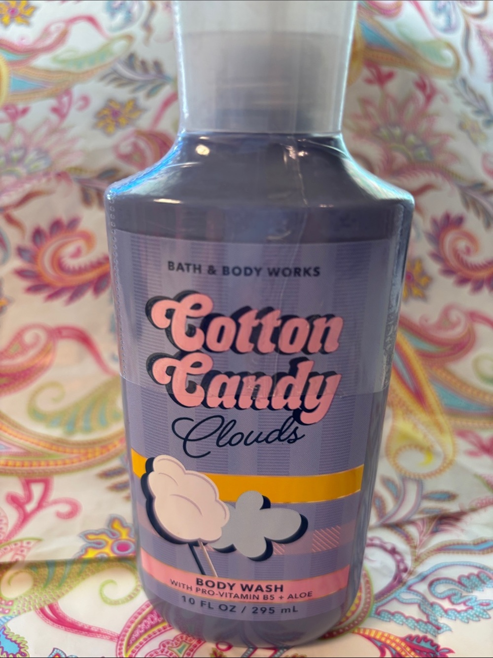 Bath & Body Works Cotton Candy Clouds Body Wash - Light Purple